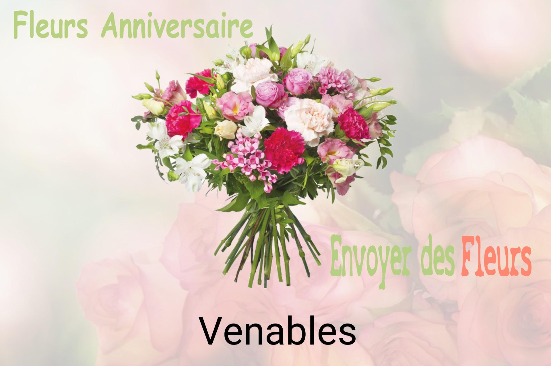 Bouquet de fleurs d’anniversaire livré à Venables